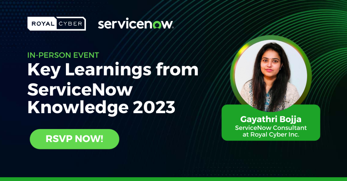 Key Learnings from ServiceNow Knowledge 2023