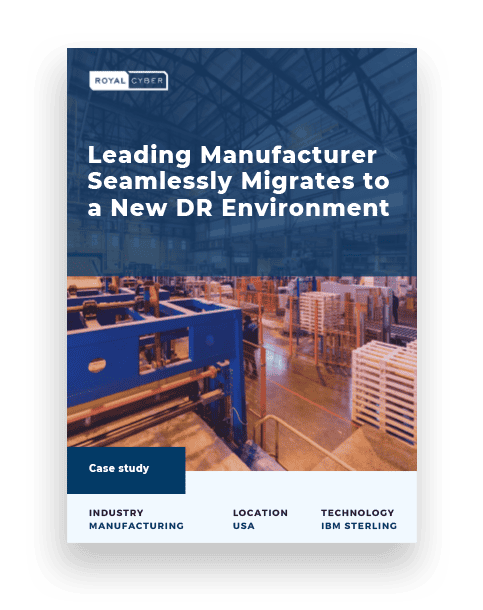 Leading Manufacturing Company Seamlessly Migrates to a New DR Environment