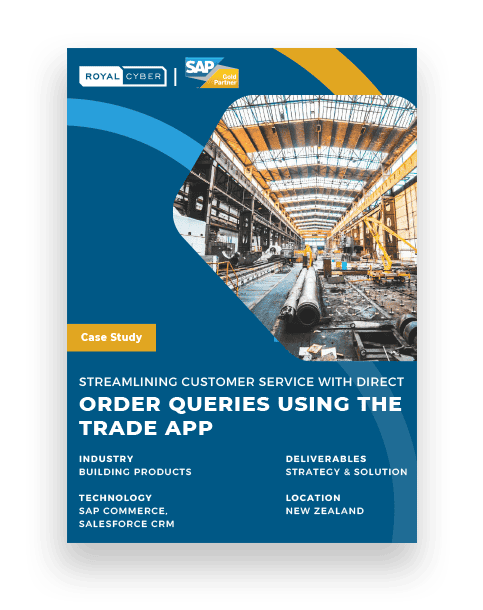 Order Queries using the Trade App