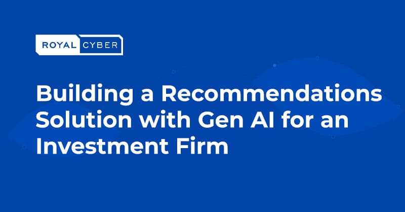 Recommendations Solution with Gen AI